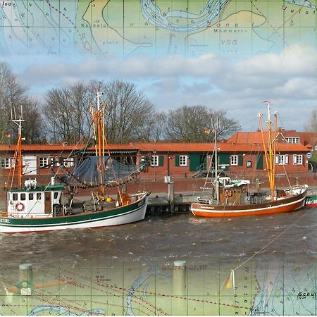 Oltmanns Ferienhaus Bummert Am Hafen 글레트지일 외부 사진