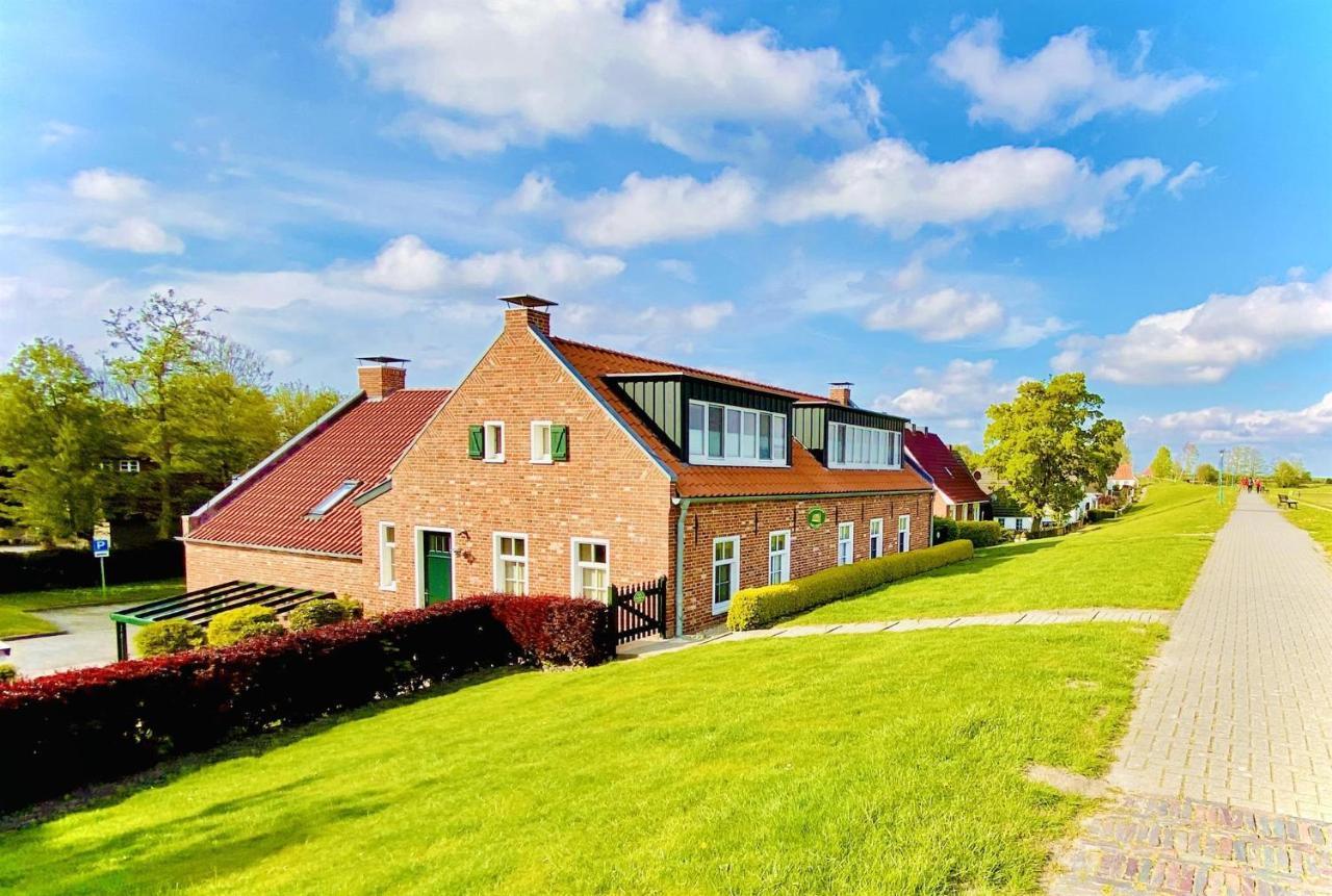 Oltmanns Ferienhaus Bummert Am Hafen 글레트지일 외부 사진