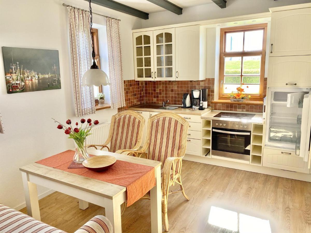 Oltmanns Ferienhaus Bummert Am Hafen 글레트지일 외부 사진