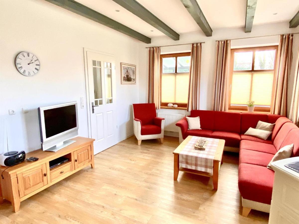 Oltmanns Ferienhaus Bummert Am Hafen 글레트지일 외부 사진